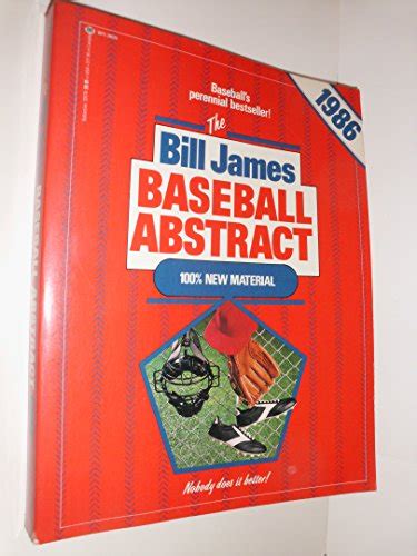 Bill James Baseball Abstract, 1986 by Bill James: new Paperback (1986 ...