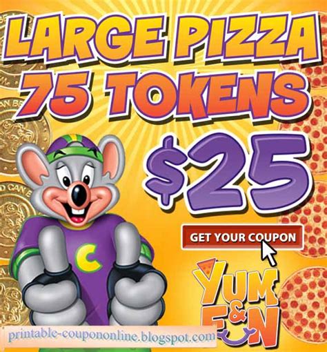 Printable Coupons 2020: Chuck E Cheese Coupons