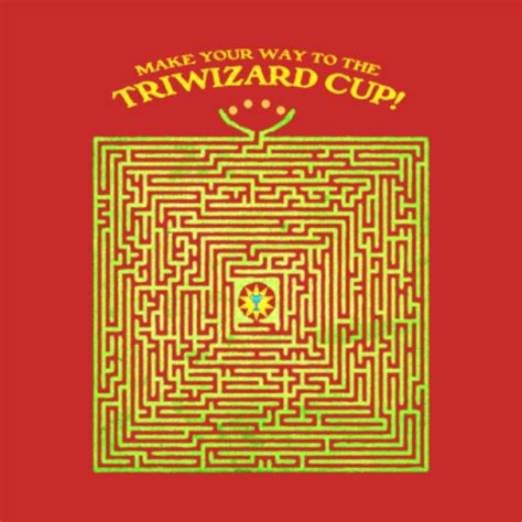 TRIWIZARD CUP MAZE - Harry Potter - T-Shirt | TeePublic