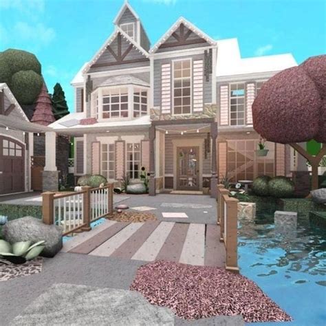 Roblox bloxburg soft 2 story family house house build – Artofit