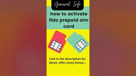 How to activate fido sim card | How to activate fido multi sim card ...