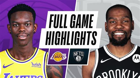 LAKERS at NETS | FULL GAME HIGHLIGHTS | April 10, 2021 - YouTube