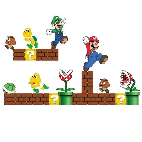 Mario And Luigi Room Decor Luigi Mario Curtain Shower Cartoon Super ...