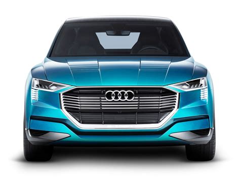 Download Blue Audi E Tron Quattro Car PNG Image for Free