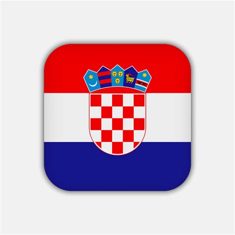 Croatia flag, official colors. Vector illustration. 10795157 Vector Art at Vecteezy