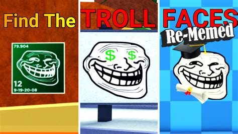 Find the Troll Faces Re-Memed (Roblox) - YouTube