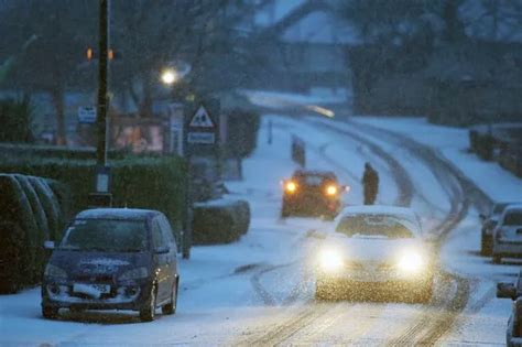 Belfast weather warning continues with wintry showers expected ...