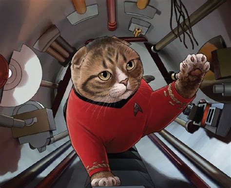 Pin by Linda Chumbley on STAR TREK плакаты открытки схемы | Cat art, Star trek show, Cats