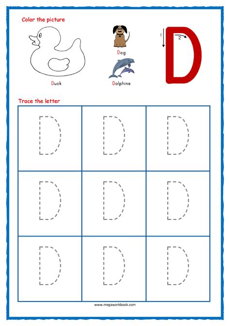 Letter D Worksheet For Preschool - LettersWorksheets.com