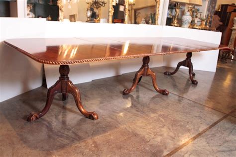 Late 19th Century Chippendale Mahogany Banquet Dining Table at 1stDibs