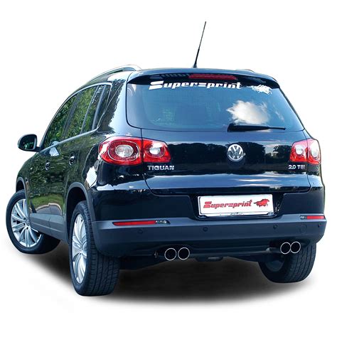 Performance sport exhaust for VW TIGUAN 4-Motion 2.0 TFSI, VW TIGUAN 4 ...