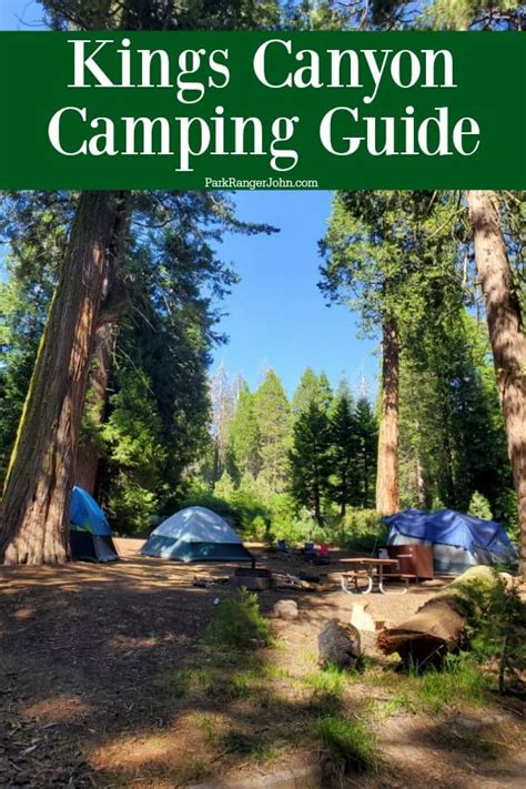 Ultimate Kings Canyon Camping Guide | Park Ranger John