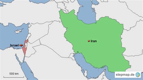 Israel_Iran_1 von leakim - Landkarte für Vorderasien