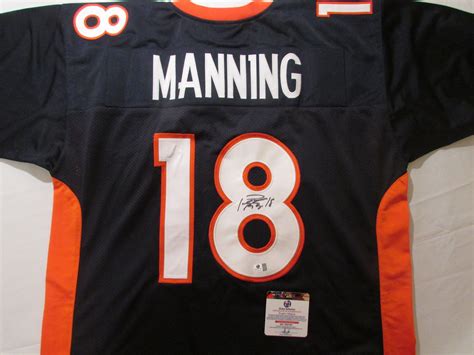 Lot Detail - PEYTON MANNING SIGNED BRONCOS JERSEY