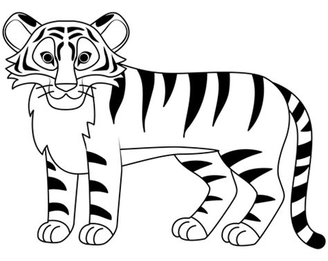 Tiger Coloring Picture