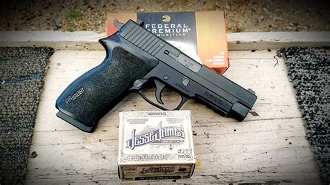 Sig Sauer P220 Review & Shoot - YouTube