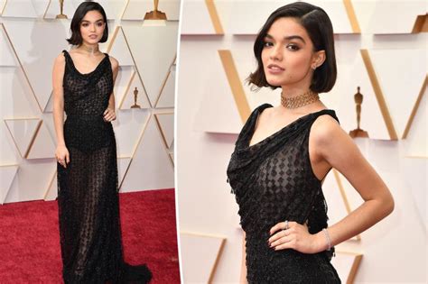 Rachel Zegler rocks sheer dress at Oscars 2022 after snub