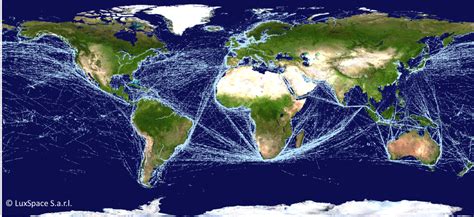 ESA - Satellite-AIS-based map of global ship traffic