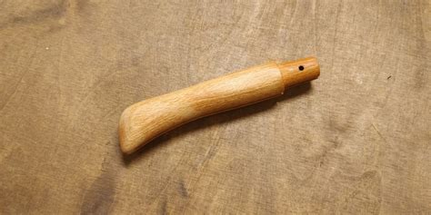 Opinel knife mod: Shaping and re-finishing the handle – Vaasa Hacklab