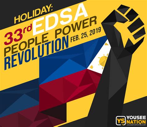 EDSA People Power Revolution poster design by YellowishGuy on DeviantArt