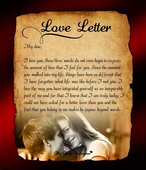 Romantic Love Letters for Him