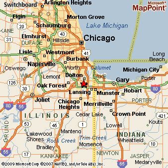 South Holland, Illinois Area Map & More