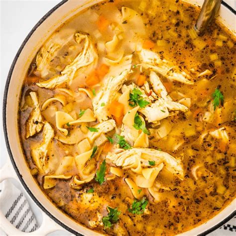 Spicy Chicken Noodle Soup - cheapchickenrecipes.com