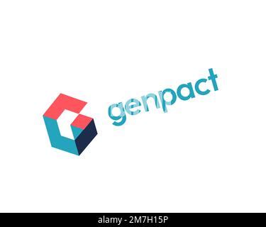 Genpact, Logo, White background Stock Photo - Alamy