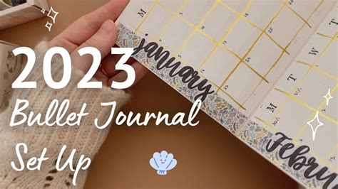 2023 Bullet Journal Set Up | How I Use My BuJo For Content Planning ...