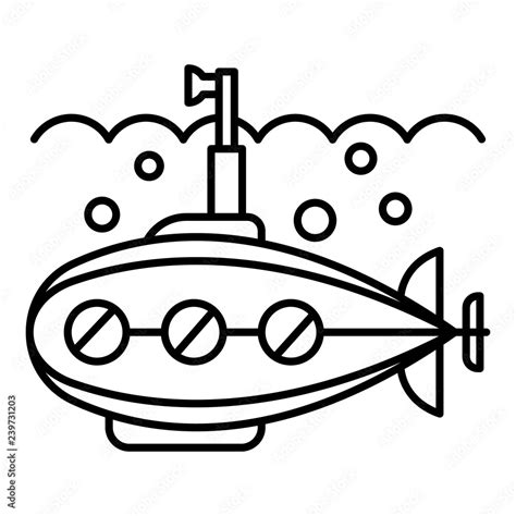 Submarine Periscope Clipart