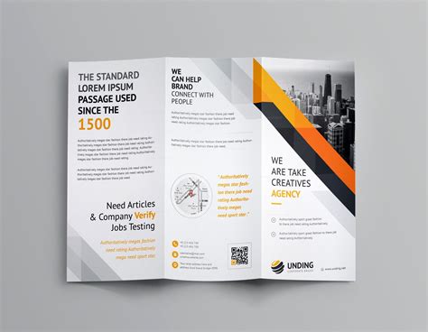 50 Tri-fold Brochure Examples