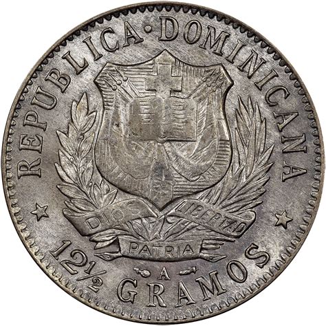 Dominican Republic 1/2 Peso KM 15 Prices & Values | NGC