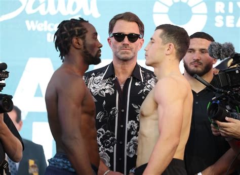 Photo Gallery: Israil Madrimov-Terence Crawford weigh-in - Boxing News