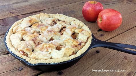 Rustic Cast Iron Skillet Apple Pie