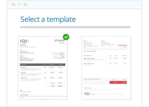 Zoho Quote Templates