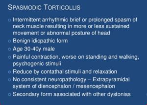 Spasmodic Torticollis - Treatment, Symptoms, What Is, Causes