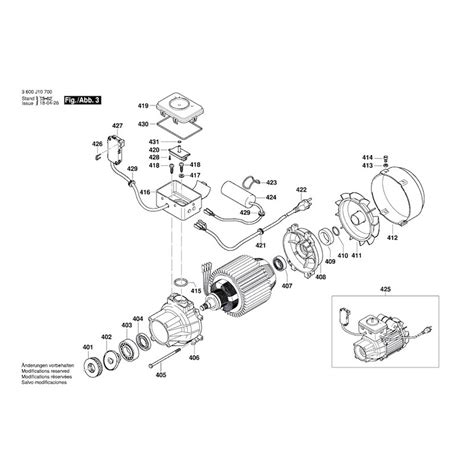 Bosch Spare Parts for High Pressure Cleaner GHP 5-75