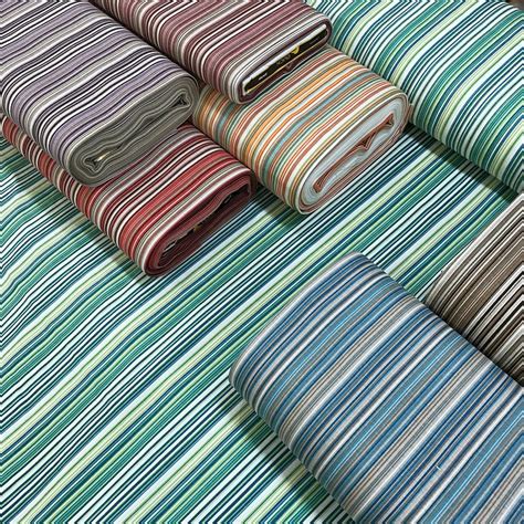 Stripe Upholstery Fabric, Cotton Drapery Fabric, Outdoor Waterproof ...