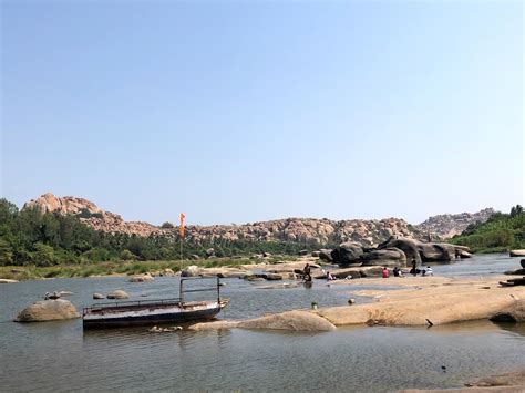 Sunset Point- Hippie Island, (Hampi- UNESCO site) - Travelling Actuary