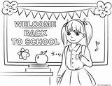 Welcome Back To School Coloring Page Printable sketch template