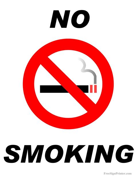 No Smoking Signs | Poster Template