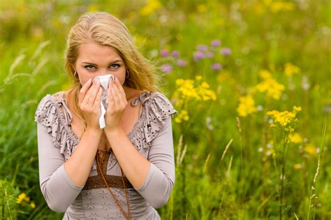 Woman With A Hay Fever Free Stock Photo - Public Domain Pictures