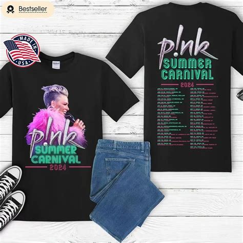 P!nk Summer Carnival 2024 Tour Shirt, 2024 Music Tour Shirt, Gift For ...