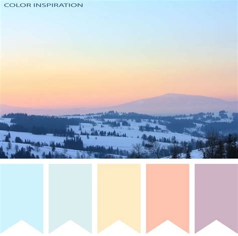 Winter Sky - Color Palette inspiration for creative projects :) | Winter color palette, Sky ...