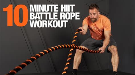 10 Minute Battle Rope HIIT Workout | Mirafit - YouTube