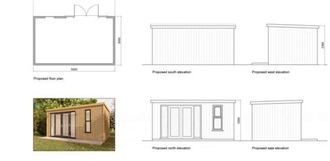 Detached Garden Room Plans - Latest planning drawings - My planning application