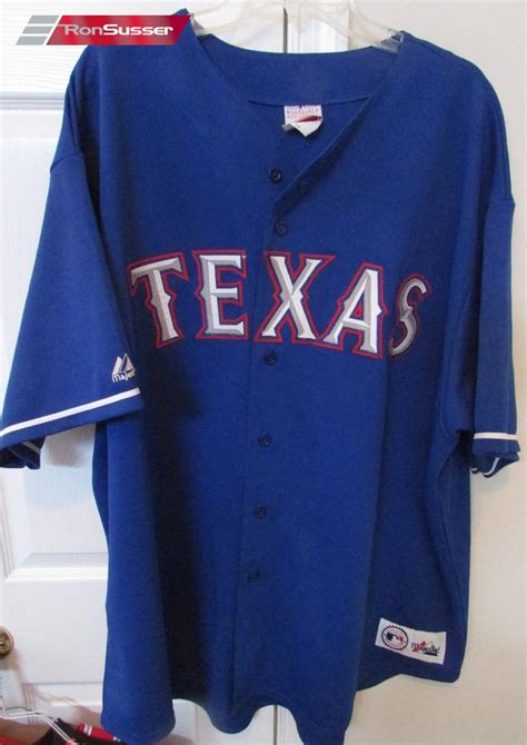 MLB Texas Rangers Jersey Majestic Size 3XL EUC – RonSusser.com