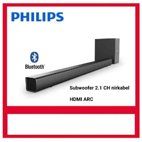 Jual PHILIPS Speaker Bluetooth Soundbar Wireless Subwoofer HTL1520B di ...