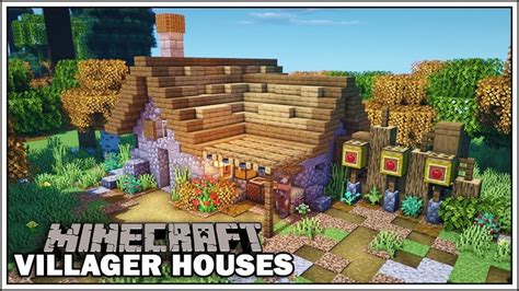 Minecraft Villager Houses - THE FLETCHER - [Minecraft Tutorial] - YouTube | Minecraft castle ...