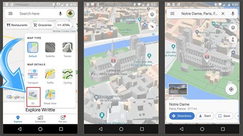 3D in Google Maps Default View on Mobile - YouTube